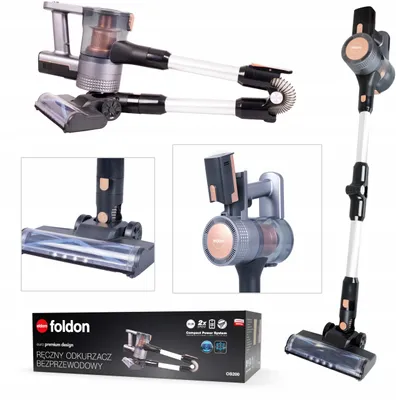 Produktbild von Kabelloser Staubsauger Eldom Ob200 Cyclone 40 Min. Turbobürste Led Hepa 1 L