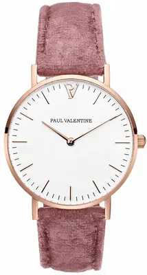 Produktbild von Paul Valentine Damen Armbanduhr MARINA ROSE GOLD PINK VELVET 36 MM PV36149