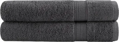 Zdjęcie produktu dla Ręczniki premium, SOLUND, 2 szt., antracytowe, 80x200 cm, 600 g/m²