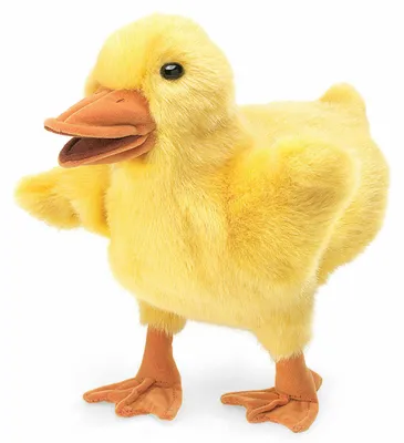 Produktbild von Folkmanis Handpuppe Küken gelb 23 cm