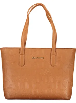Produktbild von Elegante Damenhandtasche in Braun mit Schulterriemen & Kontrastdetails