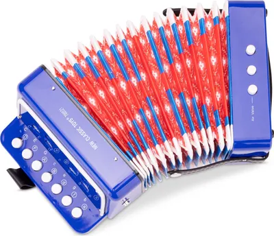 Produktbild von New Classic Toys 10056, Spielzeug-Musikinstrument, Akkordeon, 3 Jahr(e), Blau