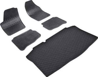 Produktbild von Z551252 Kofferraumwanne+Fußmatten passend für VW Polo 4 9N3 Schrägheck Hatchback 5türer 2005-2009