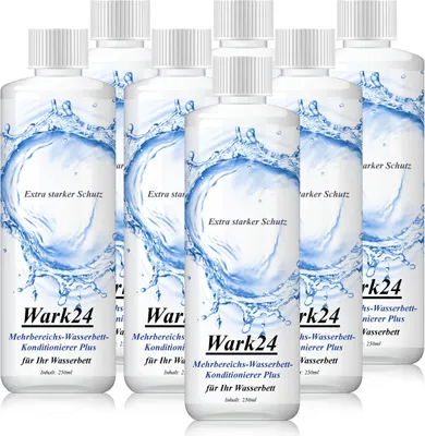 Produktbild von Wark24 Wasserbett Konditionierer 250ml 20% Wirkstoffgehalt  (7er Pack)