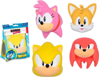 Produktbild von Sonic Mega Squishmes Teddybär Gelb  Gelb One Size