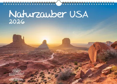 Produktbild von Naturzauber USA DIN A3 Kalender für 2026 Amerika Natur Reise Land Urlaub - Seelenzauber