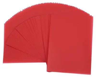 Perkamentpapier rot 27,9x21,6 cm 80 Blatt bedruckbar