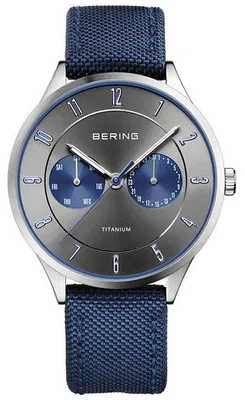 Produktbild von Bering Herren Uhr Armbanduhr Titan - 11539-873 Nylon