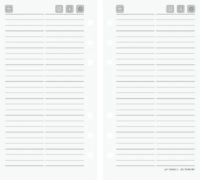 Productafbeelding van rido/idé 7066461 Adressen/Notities. Tijdschema's. Formaat: 9,3 x 17,2 cm