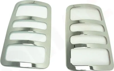 Produktbild von Rücklicht Leisten Heckleuchte für VW Caddy 2003-2014 Edelstahl Silber 2tlg