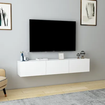 Immagine prodotto di Skye Decor, Denby - White, mobile TV, bianco, 100% truciolare, 160 x 31,4 x 29,6 cm