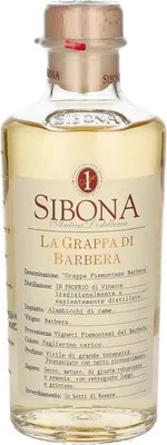 Produktbild von Sibona La Grappa di BARBERA 40% Vol. 0,5l
