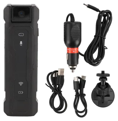 Obrázok produktu pre Malá videokamera s rozlíšením 1080p, multifunkčná, širokouhlý HD objektív, otočný objektív, vodotesná, stabilizácia obrazu, prenosná akčná kamera, automatické nahrávanie