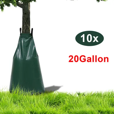 Produktbild von Fiqops 10x Bewässerungssack 75L Bäume Wassersack Baumsack Gießsack Bewässerungseutel