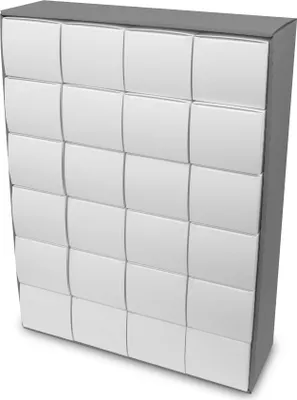 Produktbild von itenga Adventskalender zum Füllen Quader XL 6x4 (außen grau)