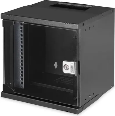 Produktbild von Wandgehäuse SOHO PRO - 254 mm (10") - 325x315x300 mm (schwarz, 6 Höheneinheiten)
