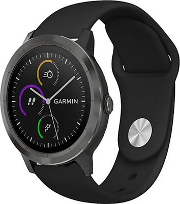 Produktbild von Strap-it Garmin Vivoactive 4 Sportarmband - 45mm - Schwarz