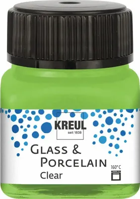 Immagine prodotto di KREUL Colore per vetro e porcellana Trasparente verde mela 20 ml