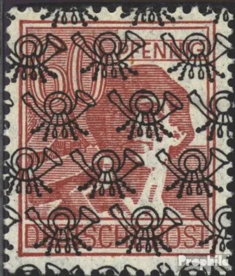 Produktbild von Briefmarken Bizone (Alliierte Besetzung) 1948 Mi 49II gestempelt Posthörnchen (Netzaufdruck)