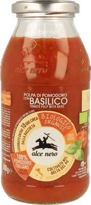 Produktbild von ALCE NERO Tomatenmark mit -BASILIKUM 500g