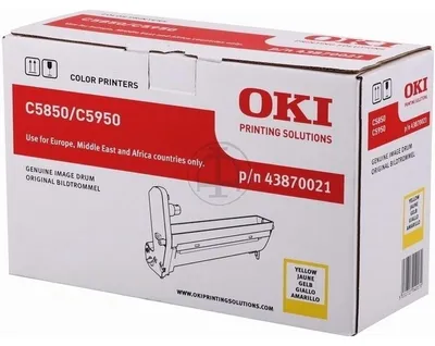 Productafbeelding van Oki beeldtrommel 43870021, LED - Geel