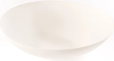 Produktbild von Teller aus Zuckerrohr in Weiss, tief, rund, Ø  200 x h 49 mm, 20 Stück