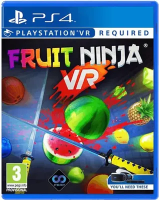 Produktbild von Perp Fruit Ninja VR, PS4, PlayStation 4, E (Jeder), Physische Medien, Virtual Reality (VR)-Headset erforderlich