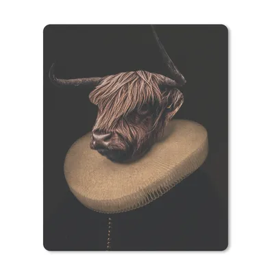 Produktbild von MuchoWow® Mauspad Mousepad Schottischer Highlander - Gemälde - Alte Meister 30x40 cm - Mousepads - Maus Mat - Pad - Mausunterlage - Mausmatten