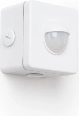 Produktbild von Bewegungssensor PIR mit Dämmerungssensor 240° Oberfläche Außenbereich IP65 mit Fernbedienung Weiß