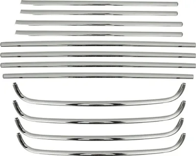 Produktbild von OMAC Zier- / Schutzleiste Türscheibe Fensterleiste 7520146 Fenster Ein-/Anbau für VW Caddy III Kombi (2KB, 2KJ, 2CB, 2CJ) Edelstahl für VW Caddy
