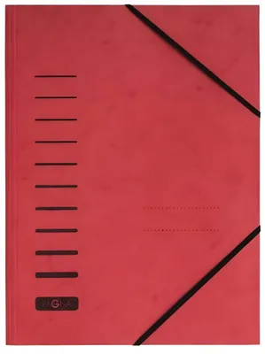 Produktbild von Pagna Spannmappe A4 Eckspanngummi rot