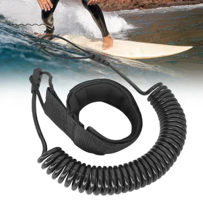 Productafbeelding van 3,0 m surflijn, coiled SUP kajak veiligheidslijn surfboard leash