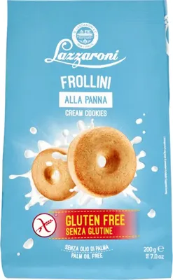 Produktbild von Frollini Senza Glutine Panna glutenfreie Kekse 200g - Lazzaroni