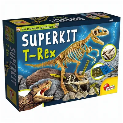 Produktbild von Lisciani I'm a genius super kit T-Rex, Ausgrabungsset, Paläontologie, 7 Jahr(e)