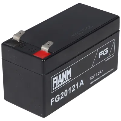 Obrázok produktu pre Fiamm FG20121A 12V 1,2Ah Rozmery 97,0 x 42 x 59,0 mm, 4,8 mm Faston kontakty