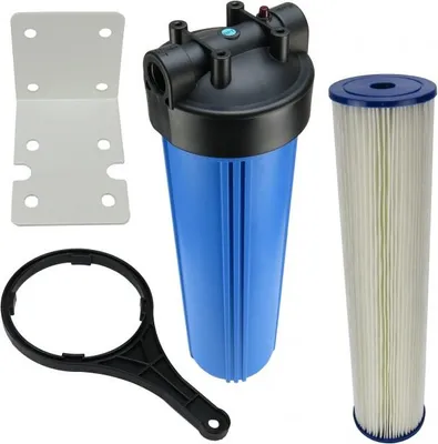 Produktbild von Hauswasserfilter 20 Zoll BigBlue Vorfilter Gartenfilter Brunnen + Fächerfilter