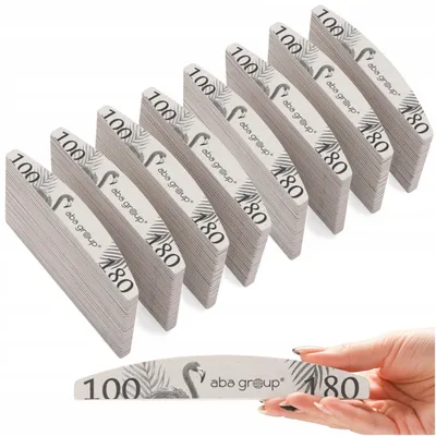 Produktbild von Nagelfeile Aba Group Halbmond 100/180 Papier