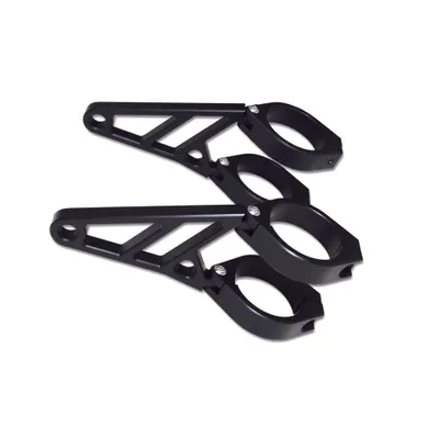 Produktbild von HIGHSIDER CNC Lampenhalter Set für 38 - 41 mm, schwarz