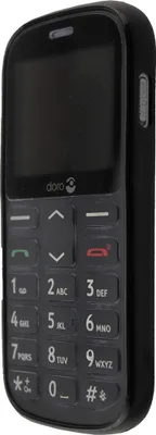 Produktbild von caseroxx Schutz-Hülle TPU-Hülle kompatibel mit Doro 1360 / 1361 / 1362, Gummi Handy Tasche schwarz