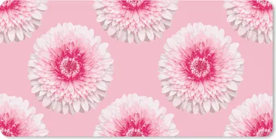 Produktbild von MuchoWow® Mauspad Mousepad Mädchen - Blume - Rosa - Muster - Mädchen - Kinder - Kinder 60x30 cm - Mousepads - Maus Mat - Pad - Mausunterlage - Nachhaltig