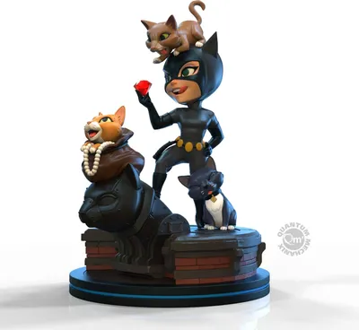 Obrázek produktu pro Quantum Mechanix DC Comics Q-Fig Elite Figure Catwoman 12 cm QMXDCC-0626