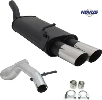 Produktbild von Novus Sportauspuff für Audi A3 Seat Leon VW Golf 4 New Beetle 2x76 MS-Design ABE
