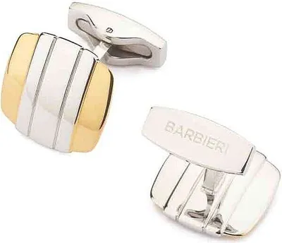 Produktbild von Manschettenknopfen Barbieri Silber Kollektion Man Collection - mann