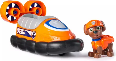 Zdjęcie produktu dla PAW Patrol, poduszkowiec z figurką psa Zumy (zrównoważony pojazd podstawowy)