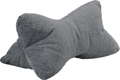 Imagen del producto de Almohada para leer con soporte para el cuello, 15 x 19 x 19 cm, color gris, para una lectura relajada
