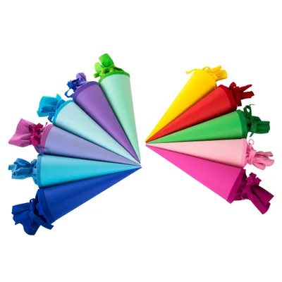 Immagine prodotto di 10x Goldbuch 97820 Sacchetto scuola Craft in cartone colorato assortito 70 cm
