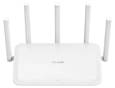 Imagen del producto de HiLook, tecnología de HIKVISION / Router Wi-Fi 6 WR-AX18(O-STD) / Modelo para la Unión Europea / Estándar IEEE 802.11a/n/ac/ax / 1800 Mbps / 3 puertos LAN / 1 puerto WAN / color blanco