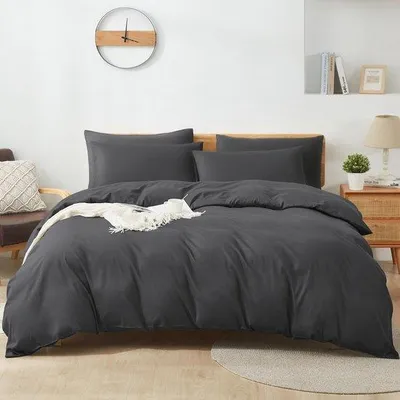 Productafbeelding van Famanu beddengoedset van hoogwaardige katoen, 200 x 220 cm, met rits en kussenslopen