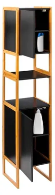 Image de Armoire gain de place pour la salle de bain, avec 2 portes