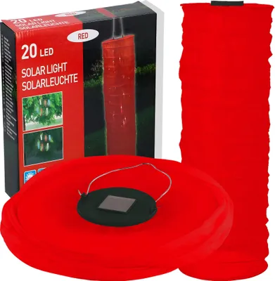 Zdjęcie produktu dla Lampion Solarny Ogrodowy na Taras Ogród Balkon Wesele Lampa LED Wisząca 90 niebieski